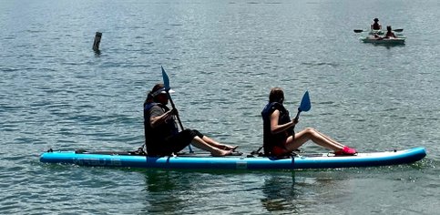 Chatuge Paddle Tandem - Lake Chatuge Boat Rentals Paddle Board Paddleboard SUP Kayak Rentals Delivery Lake Chatuge Hayesville